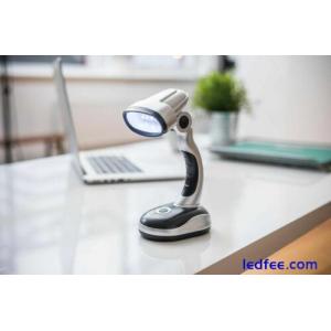 12 LED USB OR BATTERY POWERED PORTABLE TABLE DESK READING WORKLIGHT LIGHT LAMP