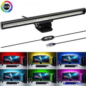 Computer Monitor Light Bar USB Screen Desk Lamp Reading Gaming LED RGB Dimmable