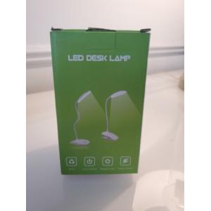 LED Flexible USB Reading Light Clip-On Beside Bed Table Desk Lamp Touch Switch 