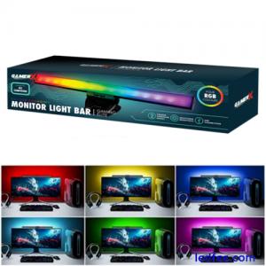 Computer Colour Changing Monitor Light Bar USB Screen Desk Lamp LED RGB GELE6135