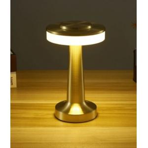 LED Desk Table Bedside Night Lamp Rechargeable Gold / 7 Day Delivery