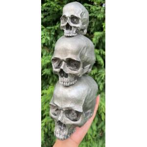Skull Skeleton Lamps 3D LED Horror Halloween Desk Light Haunted House Ornament