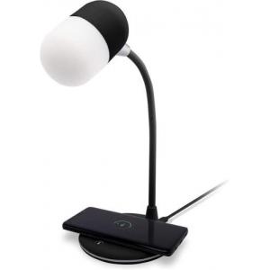 Groov-e Wireless Charger & Bluetooth Speaker Touch Control LED Desk Lamp 