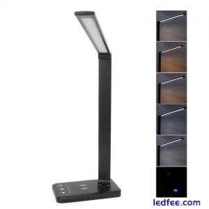 Multifunctional LED Desk Lamp 5 Gears Adjustable Table Light for Bedroom Office