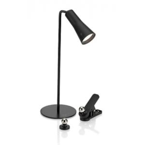 1 x Auraglow, 3in1 Magnetic Desk Light, USB Rechargeable LED Light Black