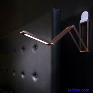 Foldable Wireless Dimmable LED Night Reading Light USB Rechargeable Desk Lamp