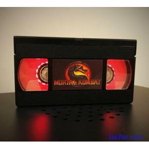 Mortal Kombat Game Retro VHS LED Night Light, Desk Lamp, Computer, Bedroom Lamp 