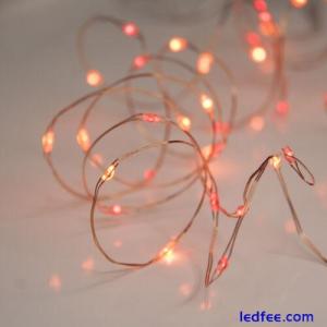 Qbis Battery Fairy Lights  with Timer On Thin Wire. Micro String Lights