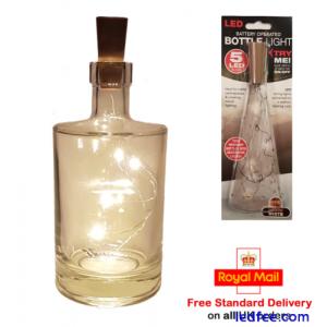 Bottle Fairy Lights on a Realistic Cork to Decorate any Bottle - Warm White LEDs