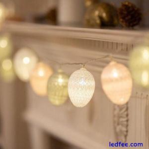 10 LED Easter Egg Fairy String Light – Warm White Indoor Home Decoration Battery