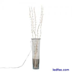 Decorative Fairy Lights Flower Design Twig Branch Home Modern Lighting Art