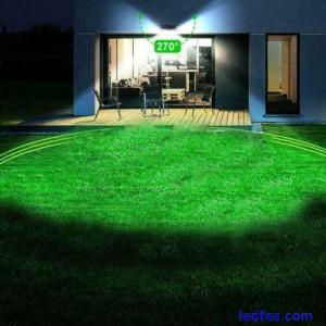Solar PIR Motion Sensor Wall Light LED Outdoor Yard Garden Street Flood Lamp