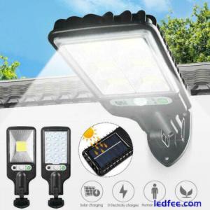 600W LED Solar Wall Light Motion Sensor Outdoor Garden Security Street Lamp IP65