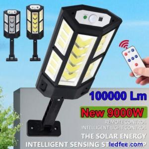 2023 New LED Solar Street Light Commercial Outdoor Dusk To Dawn Road Wall Lamp