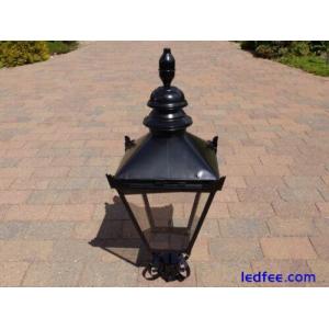  Black Victorian Lamp post Top lantern  Traditional garden street light 90 cm