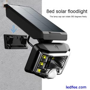 LED Solar Flood Light Yard Security Motion Sensor Outdoor Yard Street Wall Light