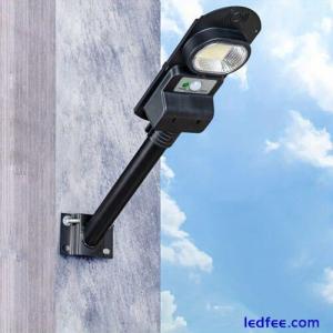 1pc Solar Outdoor IP65 Waterproof Safety Motion Sensor Street Wall LED Lamp