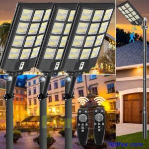 99000000LM Solar LED Road Street Light FloodLight Outdoor Garden Lamp Waterproof