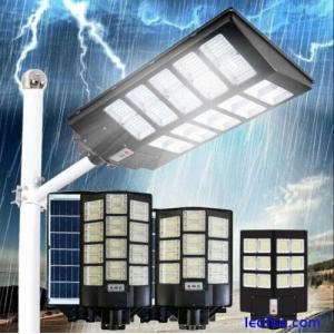 600W Solar Street Light 1000W Road Lamp 1500W LED light With Motion Sensor+pole
