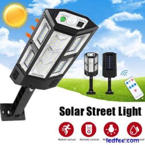 Commercial Solar Street Flood Light LED Lamp Outdoor Road Dusk To Dawn Wall Lamp