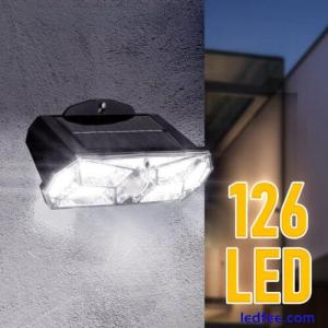 Solar Wall Light Outdoor Motion Sensor Garden Garage Path Security Street Lamp