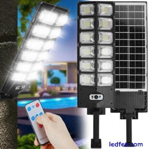 Solar Wall LED Light PIR Motion Sensor Outdoor Waterproof Street FloodLight Lamp