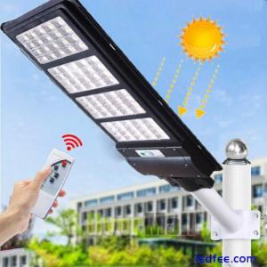 Solar Street Light Outdoor 900000000LM Super Bright Motion Sensor Security Lamp