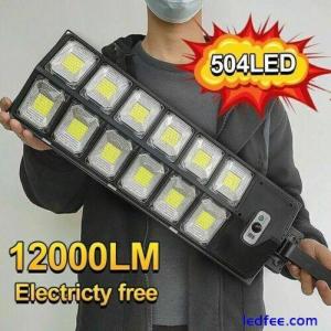 Commercial Solar Street Light LED Lights Outdoor Area Flood Lights Dusk To Dawn