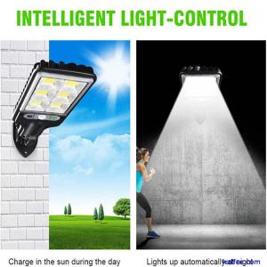 Solar Wall Light LED Motion Sensor Bright Flood Street Lamp 3 Modes Waterproof