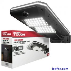 Hyper Tough Solar LED Street Light Motion Sensor 1000 Lumens 75W eq. 