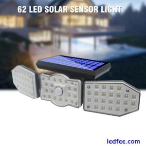 Outdoor Solar LED Wall Light Motion Sensor Waterproof Lamp Street Garden Yard