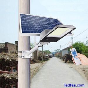 999999LM 150W Solar Outdoor Street Light PIR Motion Sensor Area Road Spotlight