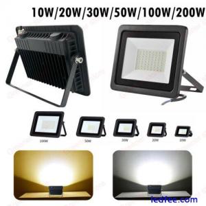 10W-200W LED Floodlight Garden Lamp Security Wall Flood Light Waterproof IP65 O