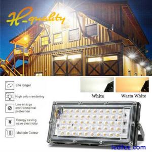 50W LED Floodlight Outdoor Light Security Wall Flood Lights 100lm/w SMD2835