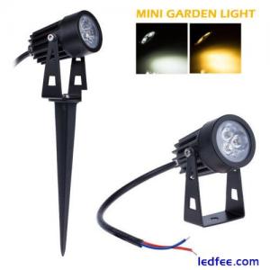 3W mini LED Outdoor Path Landscape Garden Yard Flood Lamp Light warm /cool white