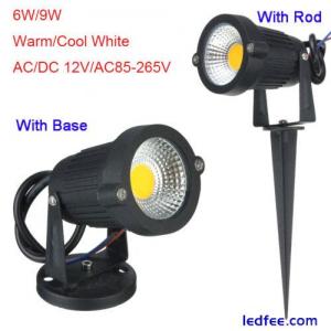 6W 9W COB LED Landscape Garden Path Flood Spot Light Lamp Outdoor Lighting IP65