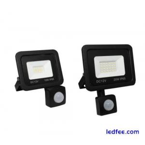 PIR LED Floodlight 12V DC Outd...