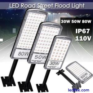 30W 50W 80W 100W 300W LED Road Street Flood Light Garden Spot Lamp Head Outdoor