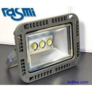 Rasmi 150w LED Wide Beam Angle Flood Garden Security Light - 5500k, Grey Body