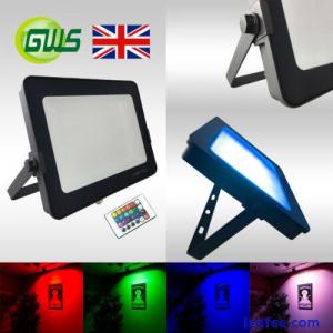 LED Floodlights RGB Colour Changing Novelty Outdoor Garden Lights With IR Remote
