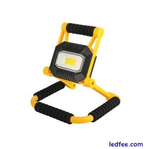 10/20W Rechargeable Hi Power LED USB Foldable Flood Light White Camping Work