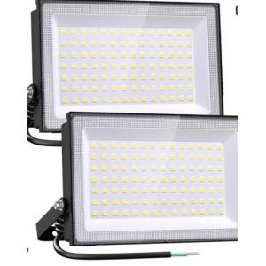 2 Pack Onforu 100W LED Flood Light  2152 ft2 W/ Plug FG83