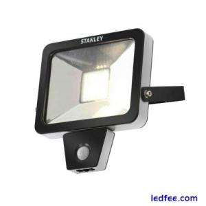 Stanley. branded. Outdoor. LED flood light. PIR Slimline. 50 watt