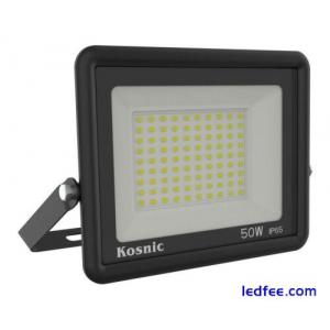 Kosnic RHI50-W40 Rhine II 50w LED Flood Light, IP65, black, 4570lm, 4000K