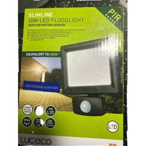 LED Floodlight PIR Motion Sensor Light Outdoor Garden Flood Security Wall Lamp