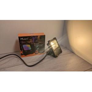 Mobri LED Flood Lights Outdoor, 15W Bluetooth Smart Floodlight APP Control, RGB