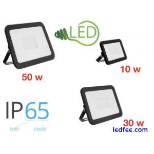 LED Garden Outdoor Floodlights Outside Security Wall Mount Lamp - 10W/30W/50W