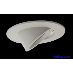 Recessed LED Ceiling Light Large GU10 Spotlight Scoop Tilt Directional Downlight