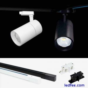 LED Track Lighting Dimmable 10W 20W 30W 3CCT 3000K/4000K/6500K 15/36° Beam Angle