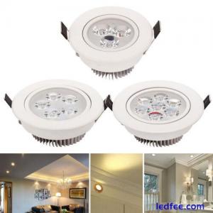 Dimmable Recessed Led Ceiling Down Light Lamp Fixture 9W 15W 21W Spotlight Round